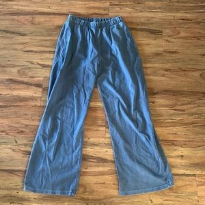 Blue Brandy Melville straight leg sweatpants, one size